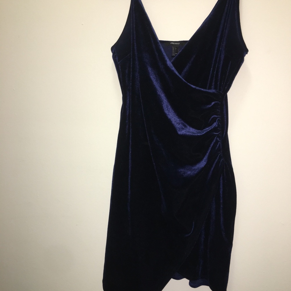 F21 velvet dress